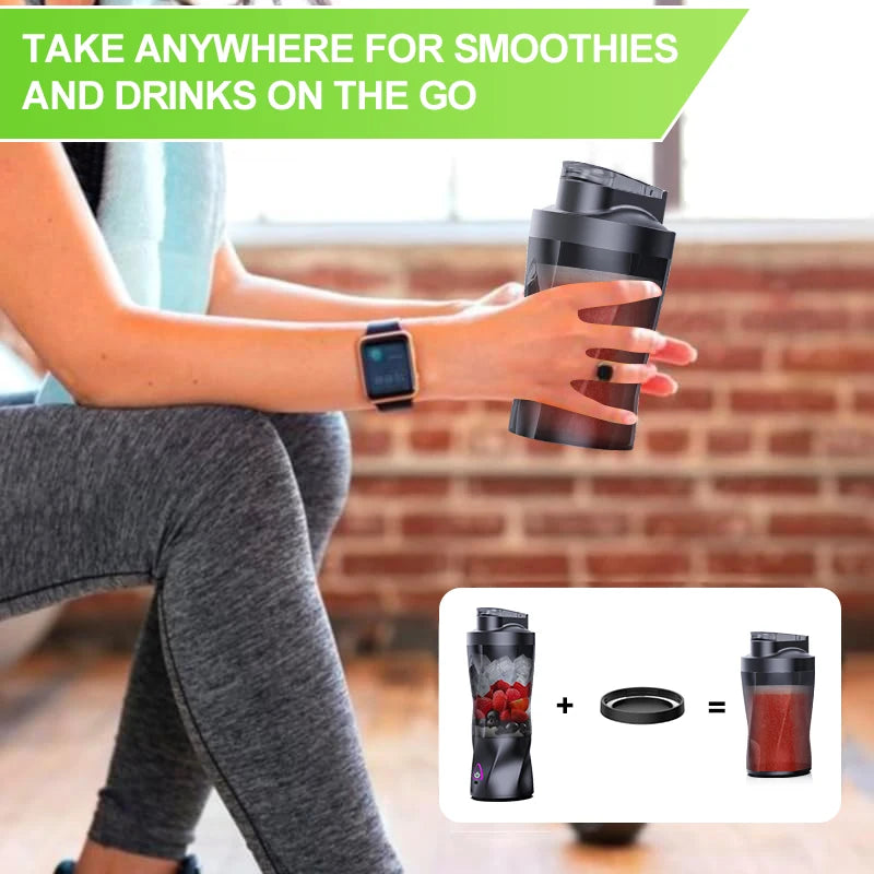 Electric Portable Juicer 700ML β USB Rechargeable Multifunctional Fruit & Smoothie Blender Cup for Outdoor Use