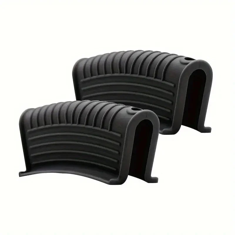 Silicone Pot Handle Grip Covers (2/4 PCS) – Heat-Resistant Anti-Slip Holder for Cast Iron Pans