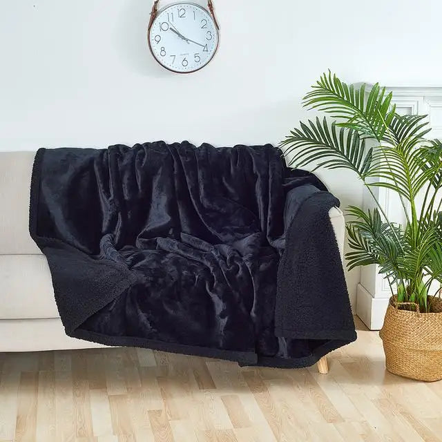 Luxury Shaggy Blanket β Thickened Waterproof Microfibre Blanket, Warm & Cozy for Winter, Large Size for Couples