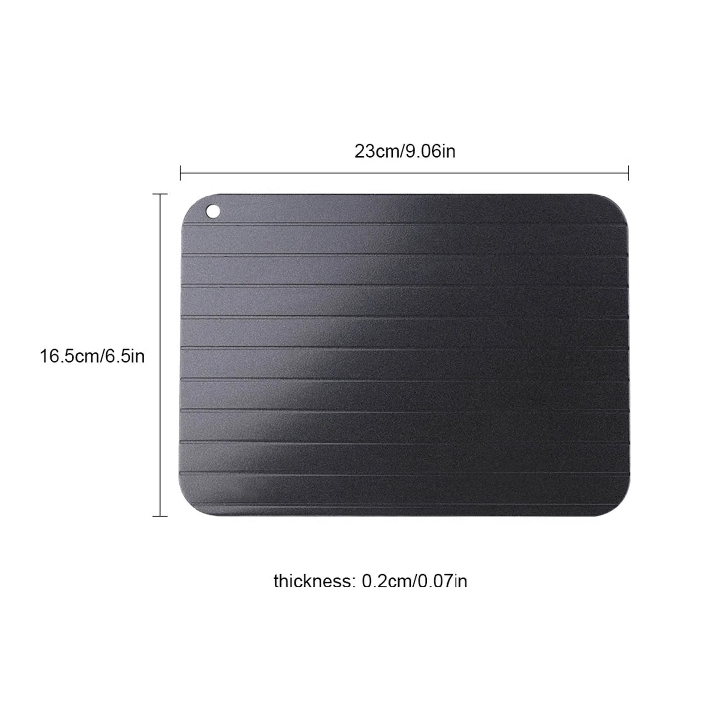 Fast Defrosting Tray – Aluminum Metal Thawing Plate for Meat & Food, Home Kitchen Gadget