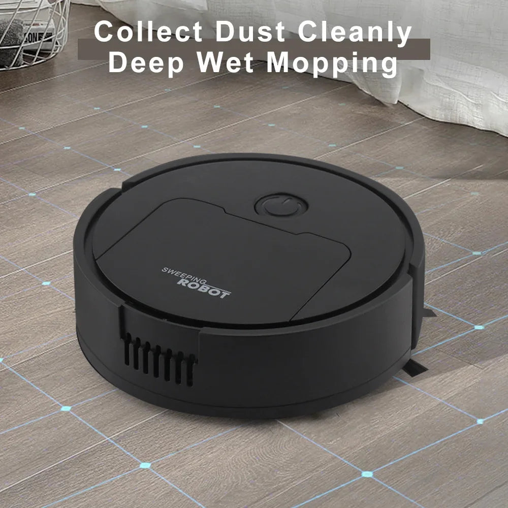 Fully Automatic Robot Vacuum & Mop – 3-in-1 Intelligent Sweeping Machine