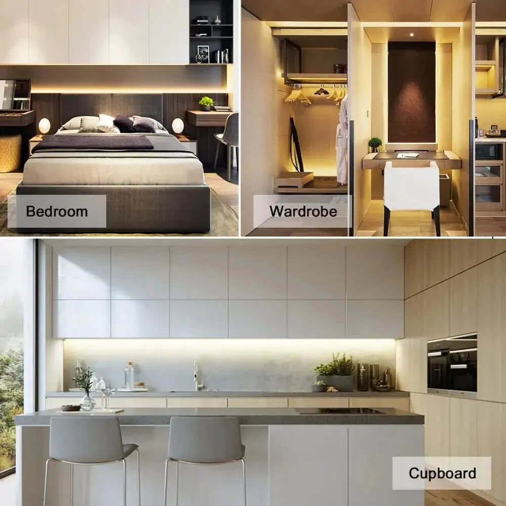 1M USB LED Night Light Strip – Motion Sensor Dimmable Backlight for TV & Kitchen