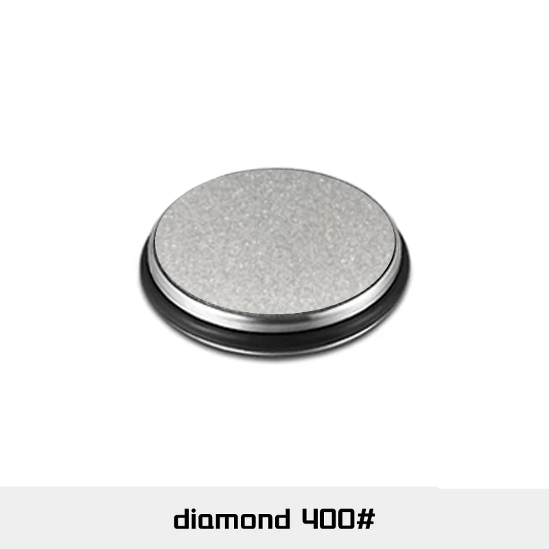 Rolling Knife Sharpener – Double-Sided Diamond Stone with 15/20° Magnetic Angle for Kitchen Knives