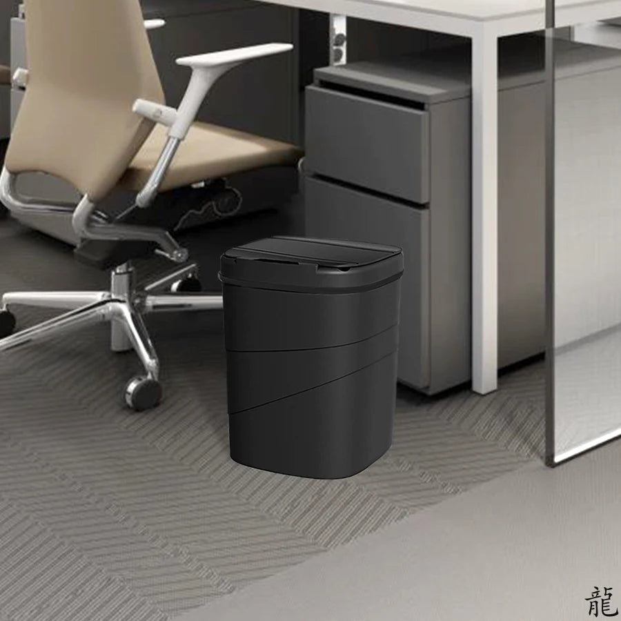 Smart Touchless Automatic Trash Can – Battery-Powered for Bathroom, Home & Office