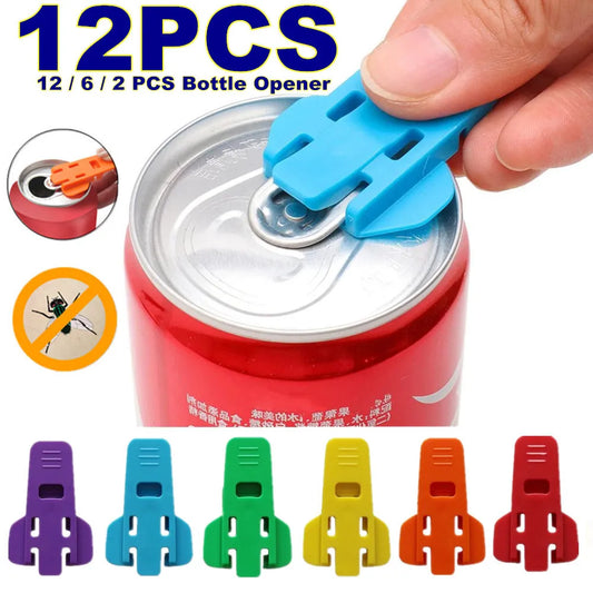Portable Reusable Bottle Opener – Easy Can & Lid Remover for Kitchen & Camping