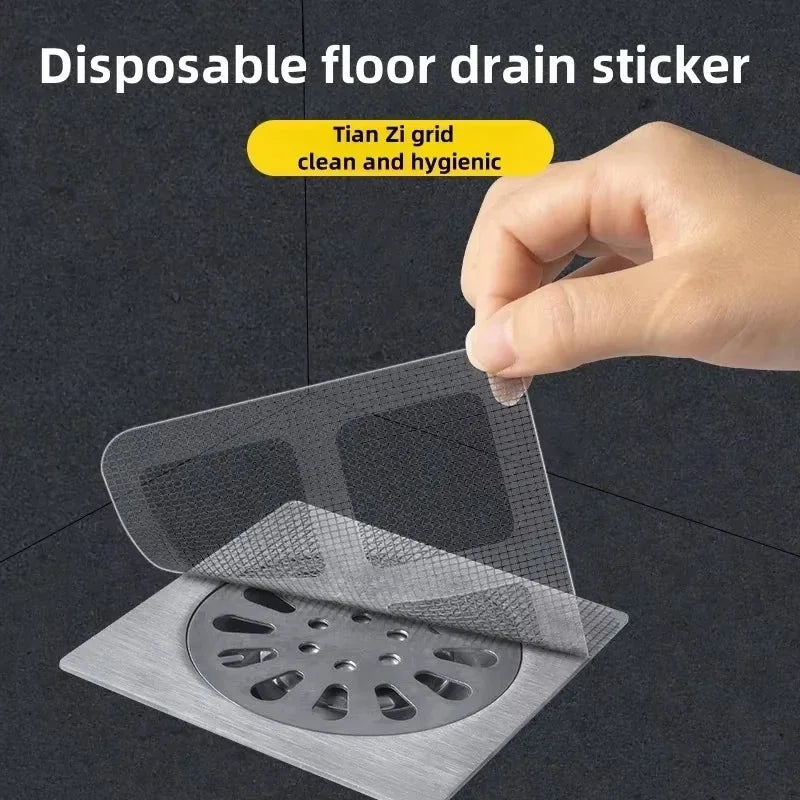 Disposable Shower Hair Catcher – 6–40PCS Mesh Drain Covers for Bathroom & Sink