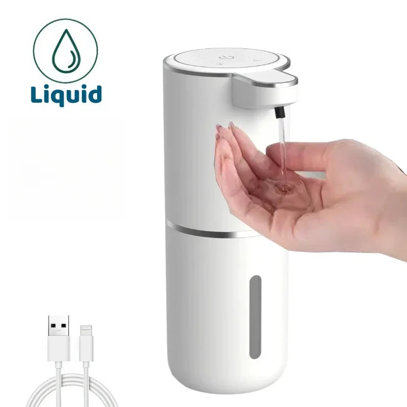 Automatic Touchless Soap Dispenser – USB Rechargeable Electric Foaming Dispenser with Infrared Sensor