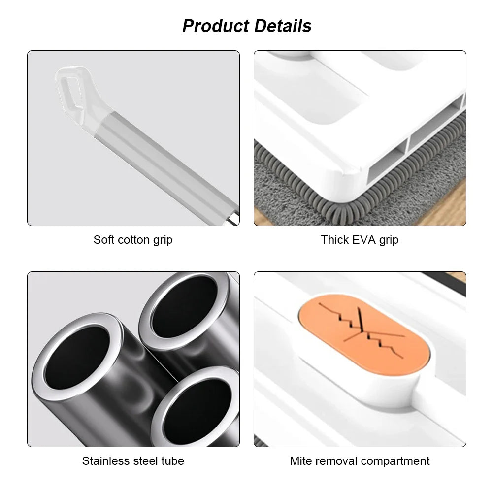 360° Rotating Flat Mop – Self-Cleaning Microfiber Floor Mop with No Hand-Washing Design