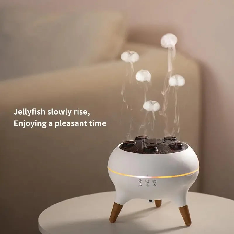 Dynamic Jellyfish Air Humidifier – 250ML Essential Oil Diffuser with Remote & 7-Color Night Light