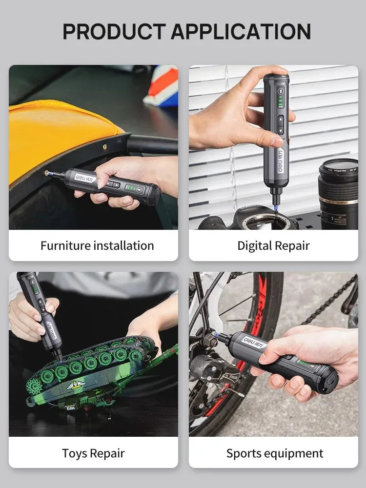 Mini Electric Screwdriver Set – USB Rechargeable 2000mAh Multi-Function Repair & Disassembly Tool Kit
