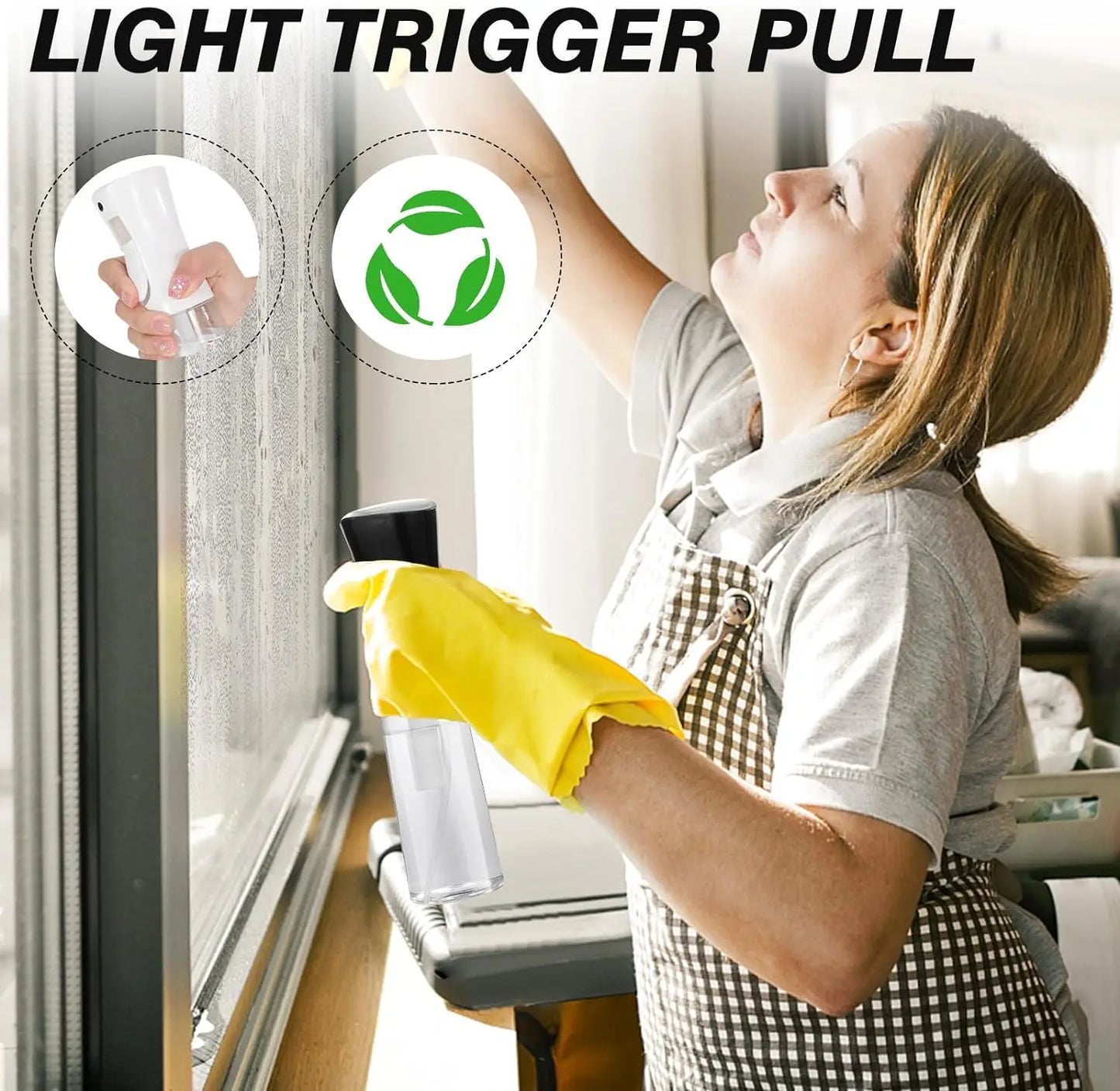 Oil Spray Bottle – 200/300/500ML Kitchen Olive Oil Dispenser for Cooking & BBQ