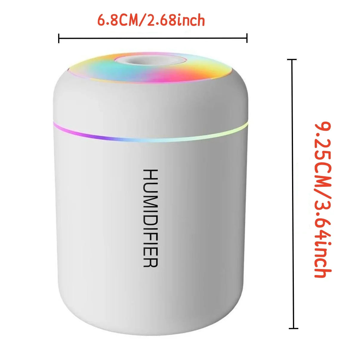180ML Mini USB Air Humidifier – Essential Oil Aroma Diffuser for Home, Car & Bedroom