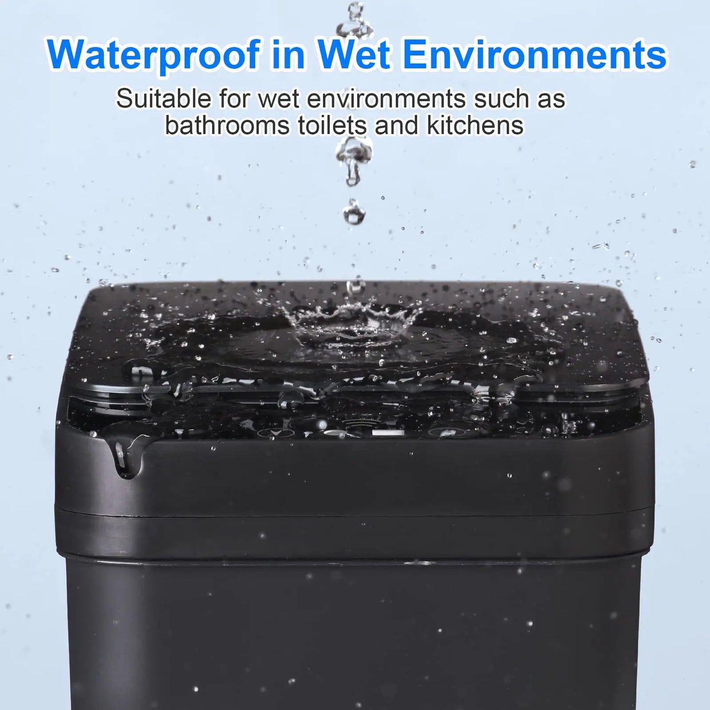 12L Touchless Motion Sensor Trash Can – Automatic Kitchen & Bathroom Waste Bin