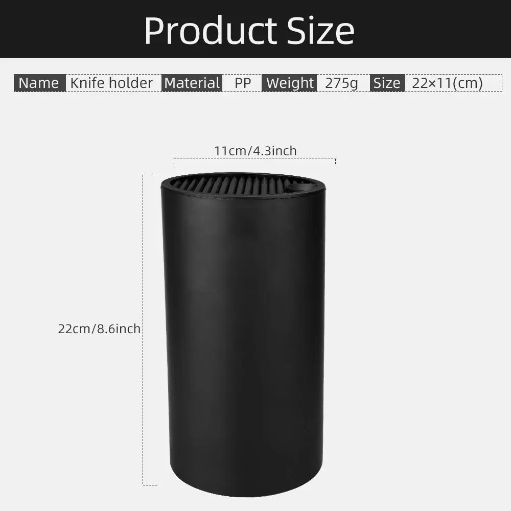 Multi-Function Knife Holder & Utensil Stand – PP Flatware Drainer Kitchen Organizer Rack