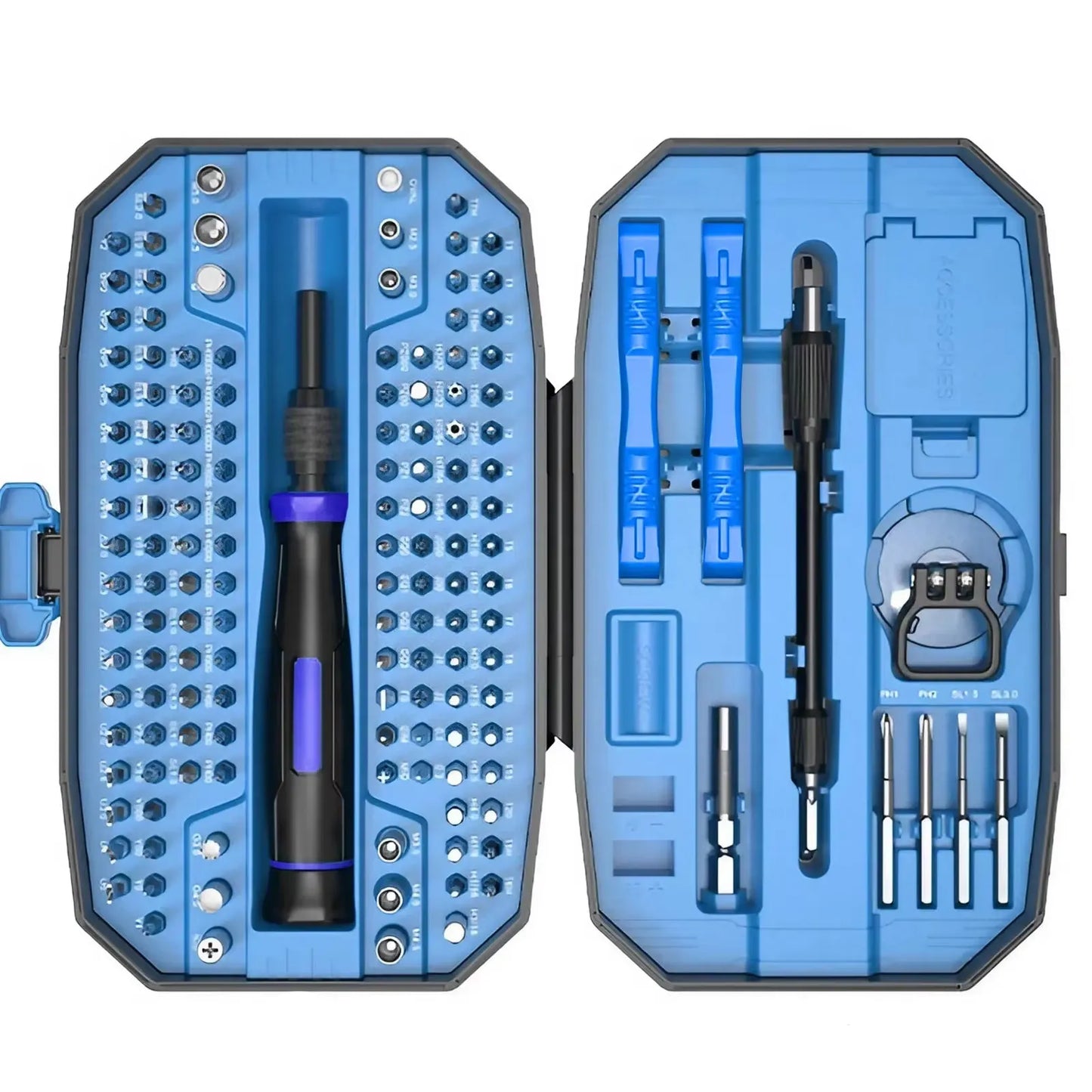Precision Screwdriver Set (152/25 in 1) – Professional Laptop & Computer Repair Kit with T5 & T6 Torx Bits