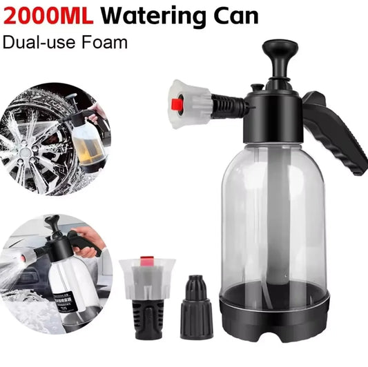 2L Hand-Held Foam Sprayer – Car Wash Pressure Watering & Disinfection Bottle for Cleaning