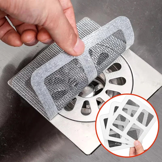 Disposable Shower Hair Catcher – 6–40PCS Mesh Drain Covers for Bathroom & Sink