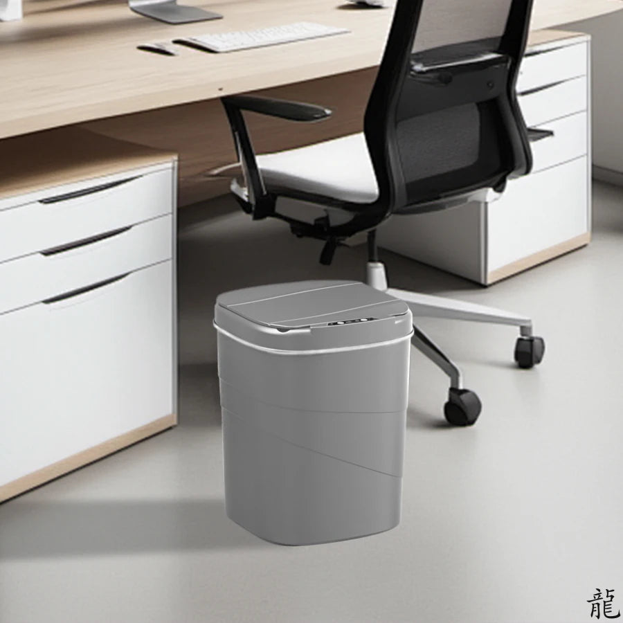 Smart Touchless Automatic Trash Can – Battery-Powered for Bathroom, Home & Office