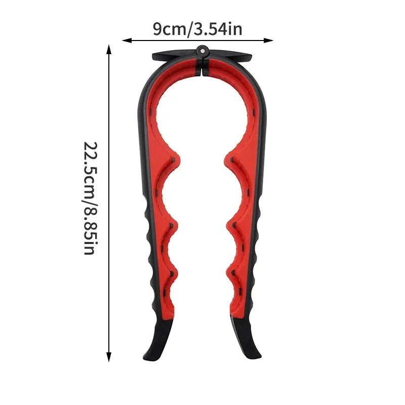 4-in-1 Multi-Functional Can & Bottle Opener – Anti-Slip Cap Twister for Kitchen Use