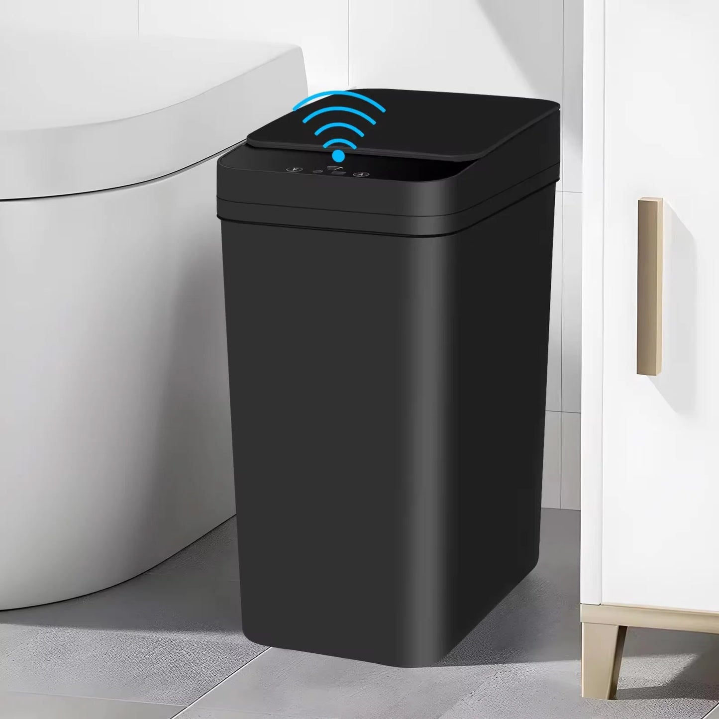 12L Touchless Motion Sensor Trash Can – Automatic Kitchen & Bathroom Waste Bin