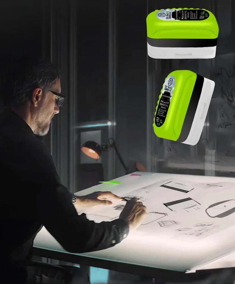 Car Glass Oil Film Cleaning Brush – Automotive Window Cleaner with Anti-Rain & Fog Function