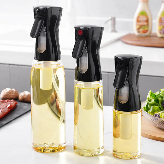 Oil Spray Bottle – 200/300/500ML Kitchen Olive Oil Dispenser for Cooking & BBQ