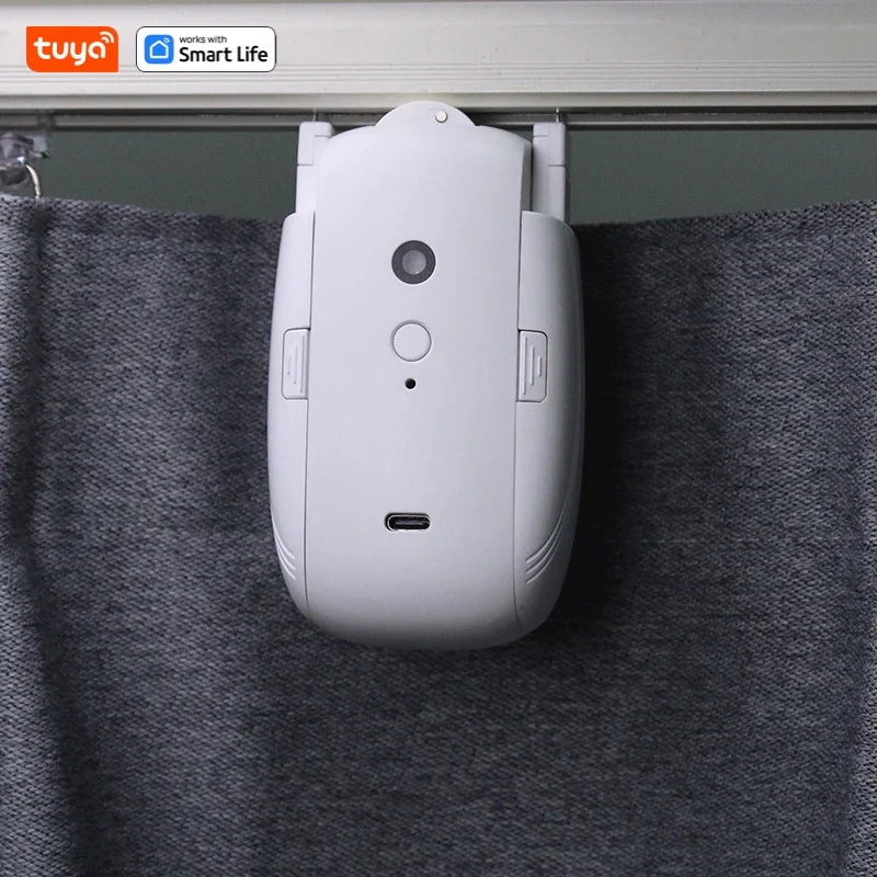 Tuya Smart Curtain Robot – Bluetooth App Control, Timed Switch & Pull-to-Start (8KG Load)