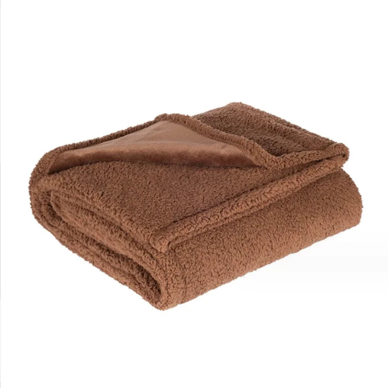 Luxury Shaggy Blanket – Thickened Waterproof Microfibre Blanket, Warm & Cozy for Winter, Large Size for Couples