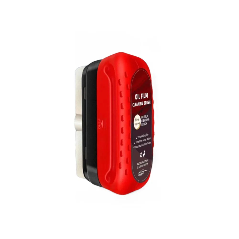 120ML Car Glass Oil Film Cleaner – Hydrophobic Windshield Remover Brush for Automotive Windows