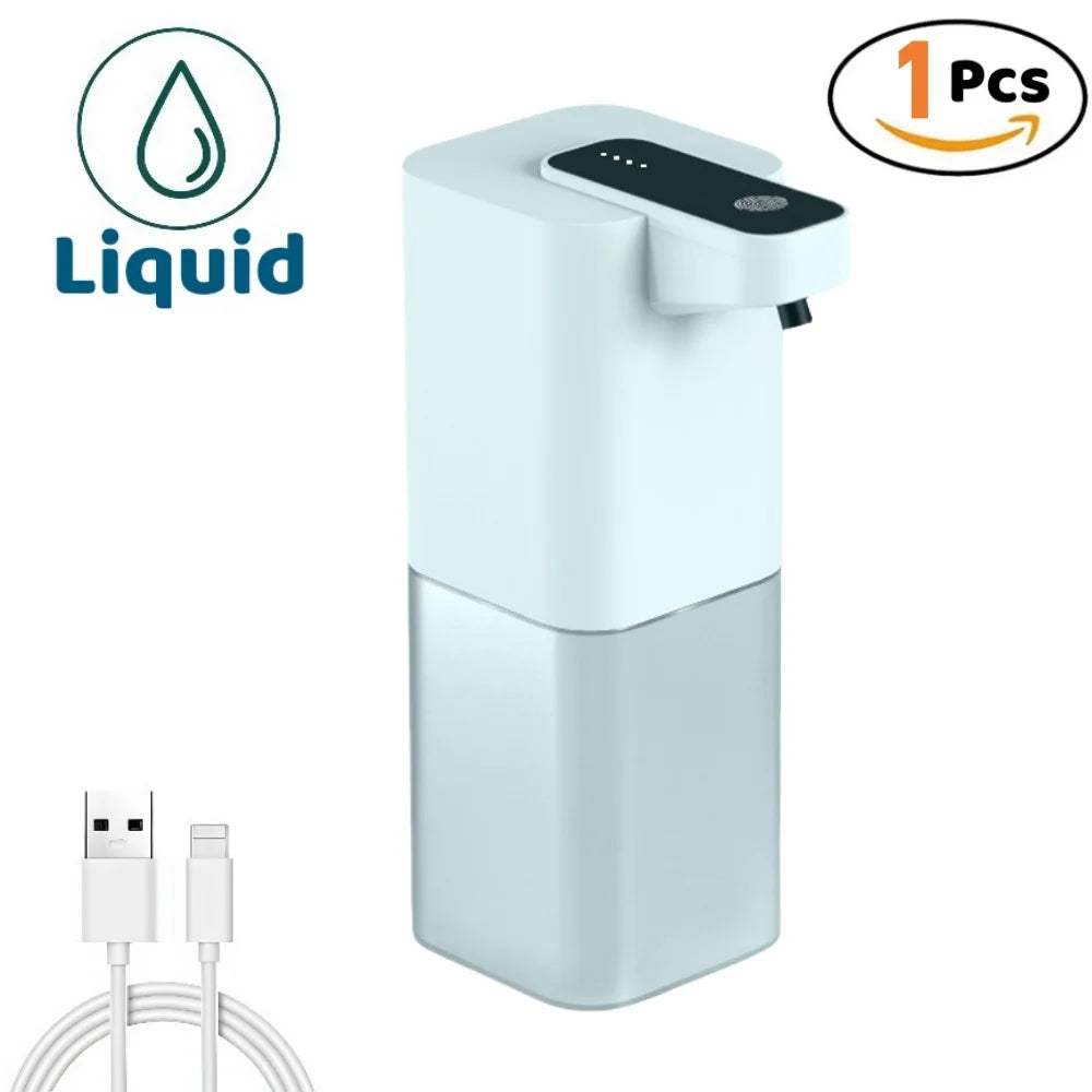 Automatic Touchless Soap Dispenser – USB Rechargeable Electric Foaming Dispenser with Infrared Sensor