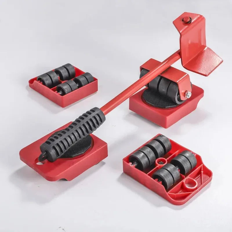 Heavy-Duty Furniture Mover Set (2/4/5 PCS) – Multipurpose Roller Sliders for Easy Lifting & Floor Protection