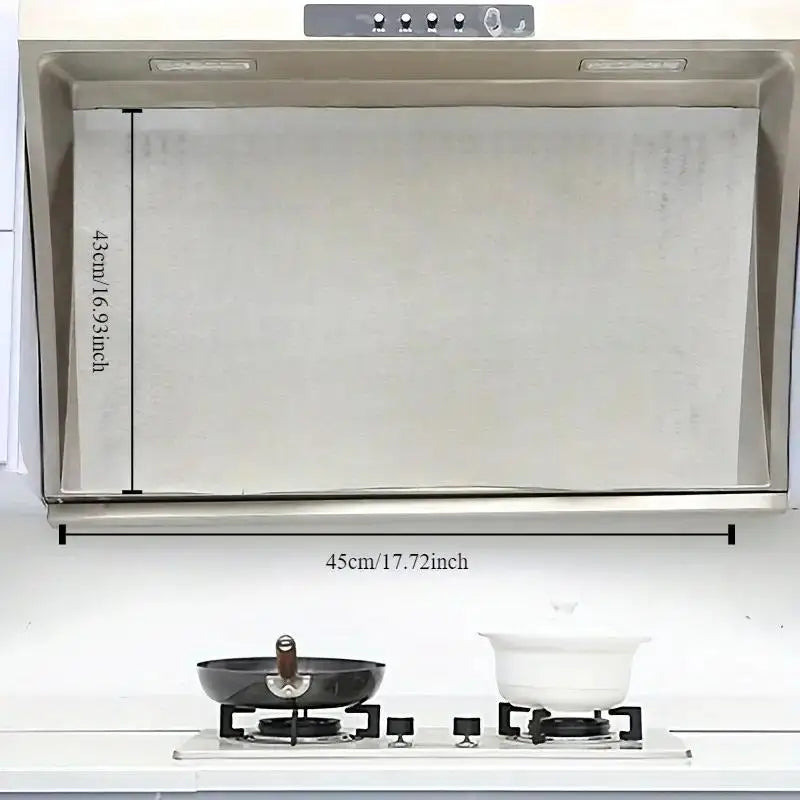 12-Pack Heavy-Duty Range Hood Filters – Oil-Absorbing Mesh Covers for Kitchen Ventilation