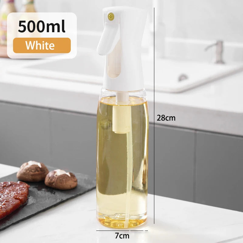 Oil Spray Bottle – 200/300/500ML Kitchen Olive Oil Dispenser for Cooking & BBQ