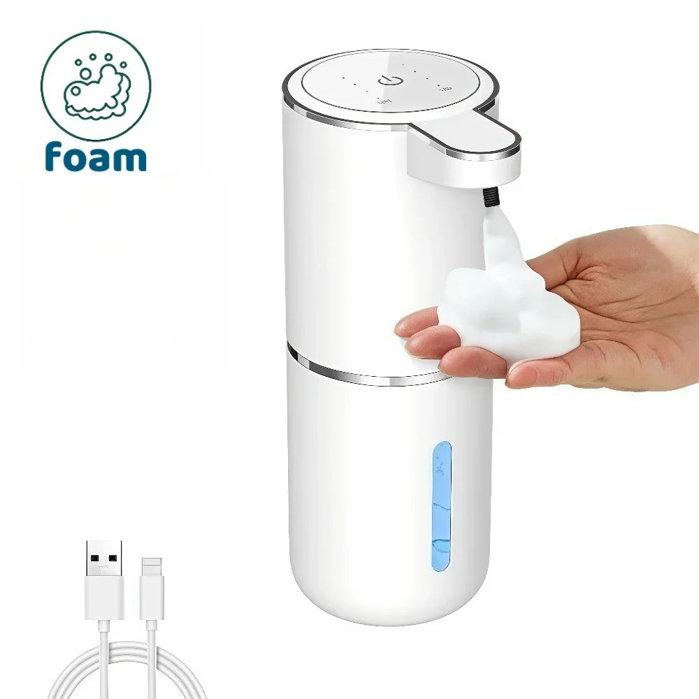 Automatic Touchless Soap Dispenser – USB Rechargeable Electric Foaming Dispenser with Infrared Sensor