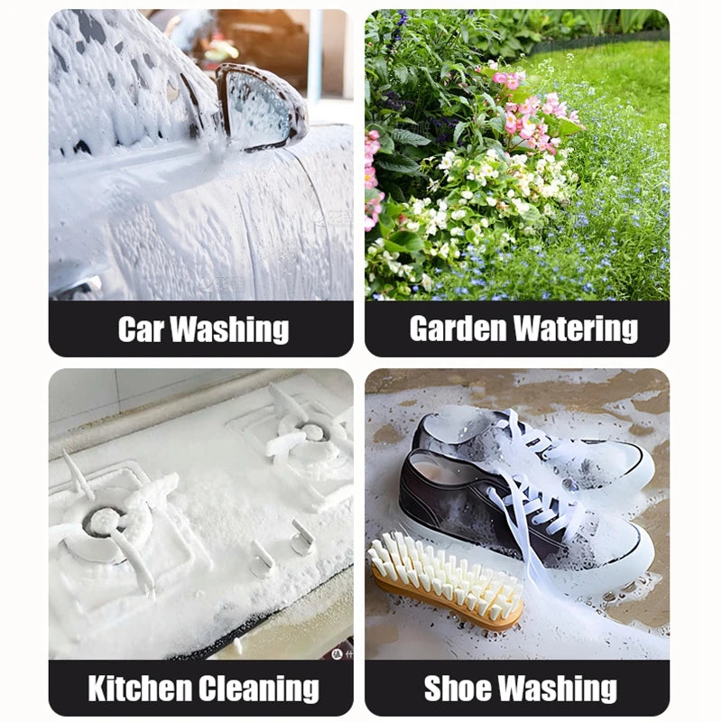 LEIBOO 2L Electric Foam Sprayer – Rechargeable Snow Foam Bottle for Car Wash