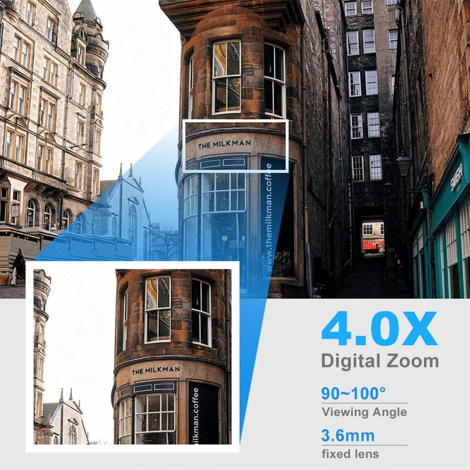 8MP Wireless PTZ Security Camera – Outdoor WiFi IP Cam with AI Human Tracking & 4X Zoom