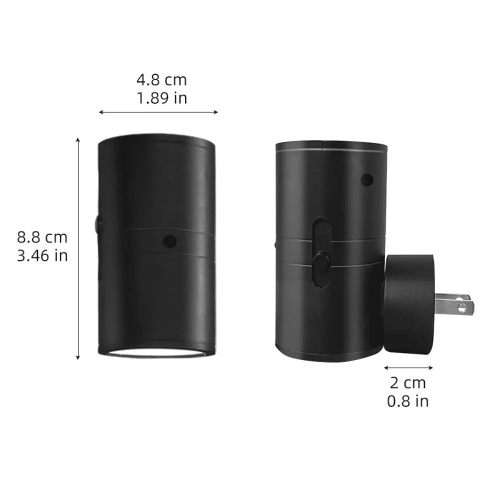 1/2/4 Pack Dimmable LED Night Light – Plug-in with Light Sensor & Adjustable Brightness for Hallway & Bedroom