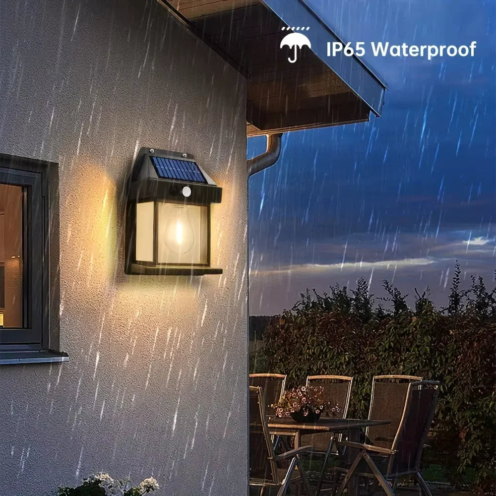 Powerful Solar Wall Light – Outdoor Waterproof LED Lamp with Sensor for Garden, Fence & Home