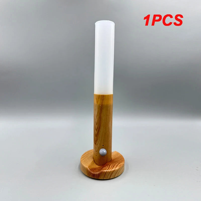 LED Motion Sensor Night Light – USB Rechargeable Intelligent Bedside Lamp