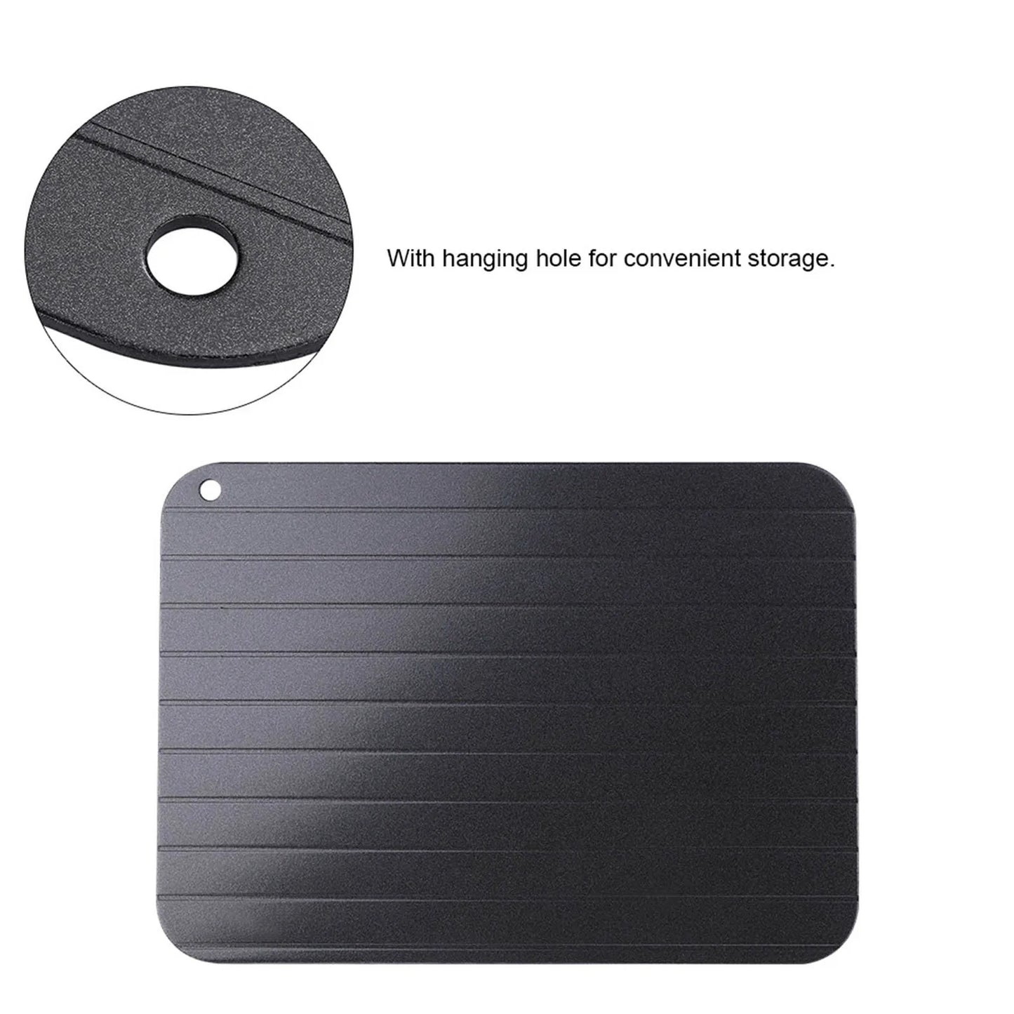 Fast Defrosting Tray – Aluminum Metal Thawing Plate for Meat & Food, Home Kitchen Gadget