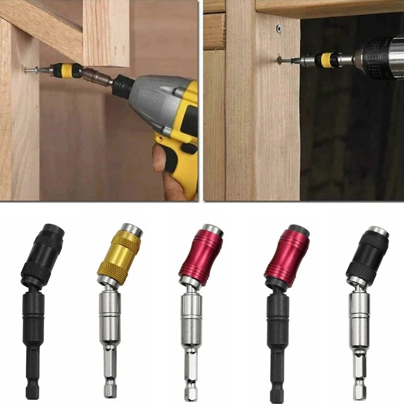 1/4" Hex Magnetic Screwdriver Bit Set – Drill Extension Rod with Quick-Change Holder & Drive Guide