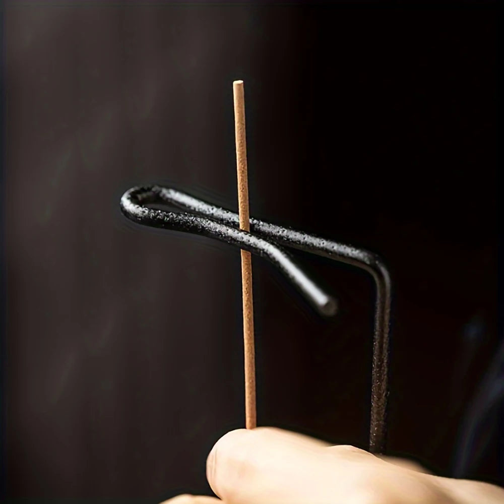 Creative Upside Down Incense Burner – Wooden Incense Stick Holder with Anti-Ash Design for Meditation & Home Decor