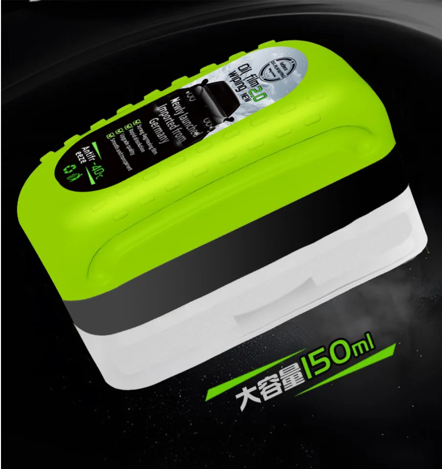 Car Glass Oil Film Cleaning Brush – Automotive Window Cleaner with Anti-Rain & Fog Function