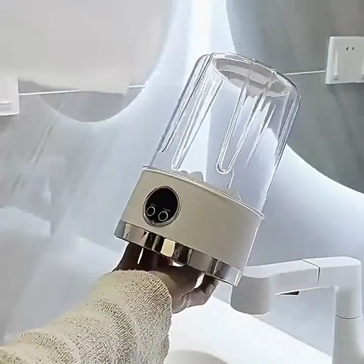 Cordless 1L Mini Portable Washer – USB Rechargeable 3000mAh 2-Speed Travel Laundry Cleaner