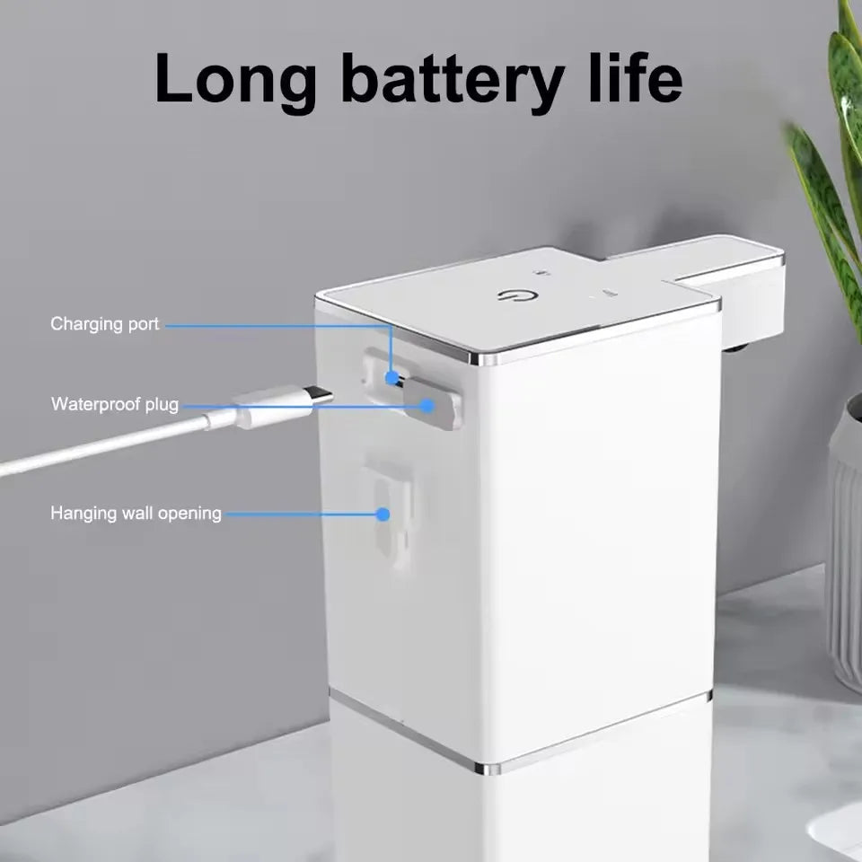 Wall-Mounted Touchless Automatic Soap Dispenser – Intelligent Sensor Hand Cleaner for Kitchen & Bathroom