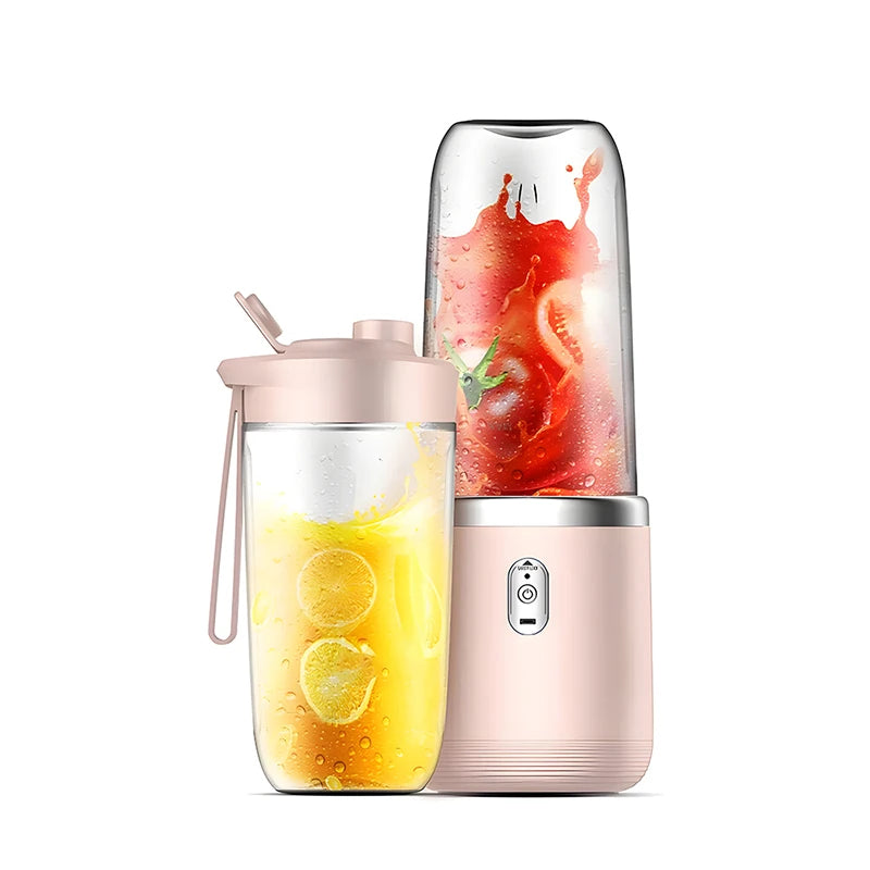 Portable Rechargeable Juice Blender Cup – Mini Juice Extractor for Home & Outdoor