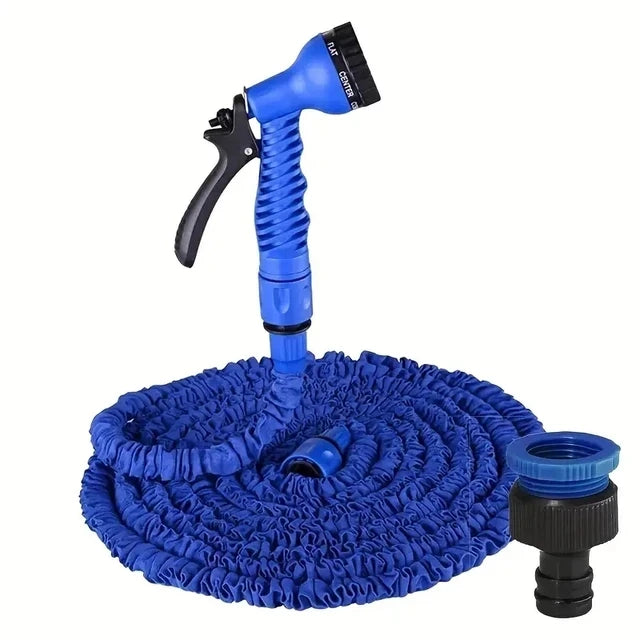 Expandable Magic Garden Hose – High-Pressure Car Wash Hose with 7 Spray Functions