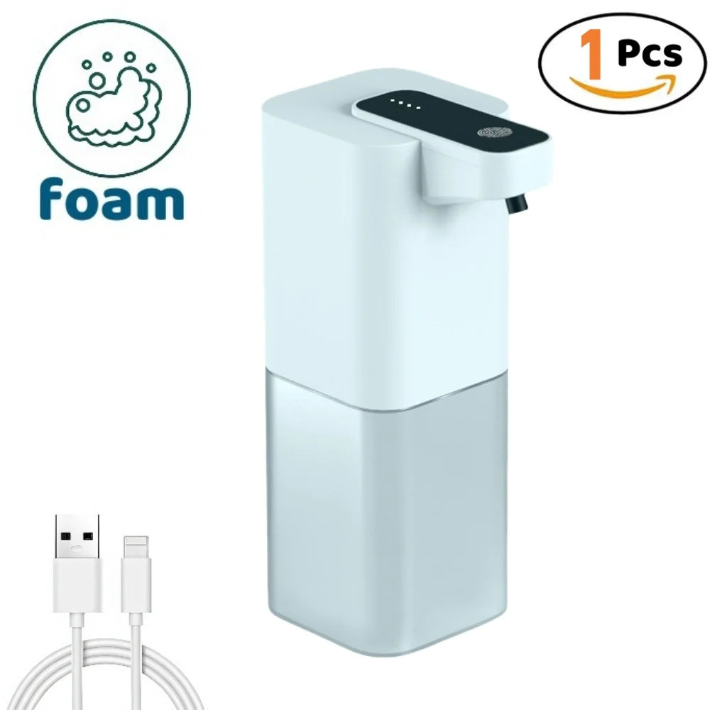 Automatic Touchless Soap Dispenser – USB Rechargeable Electric Foaming Dispenser with Infrared Sensor